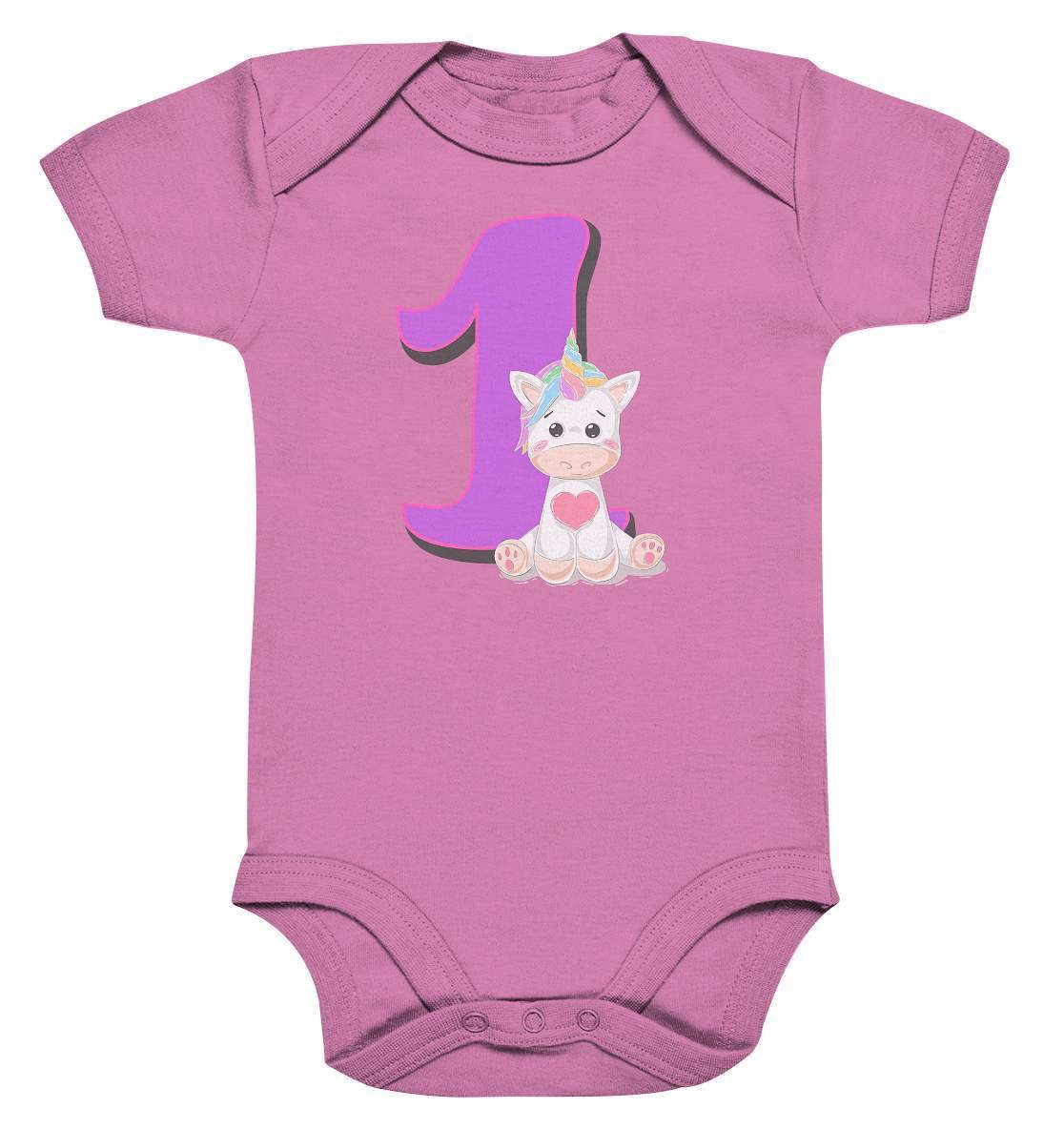 1. Geburtstag Outfit - Einhorn - Baby Bodysuit-1 jahr,1.geburtstag,baby,einhorn,eins,erster geburtstag,feier,geburtstag,geburtstagsbody,geburtstagsgeschenk,geburtstagsoutfit,Geschenk,Geschenkidee,großes mädchen,kein baby mehr,kleinkind,kurzarmbody,lieblingsteil,mädchen,perfekte grafik,süßer body,trendy,unicorn,wunderschönes Design