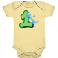 1. Geburtstag Outfit - Dino Geburtstagsbody - Baby Bodysuit-1 Jahr,1.geburtstag,baby,blauer dino,dino,dinofan,dinosaurier,geburtstag,geburtstagsoutfit,geschenkidee,gruen,jungen,kleinkind,kurzarmbody,mädchen,süßer kurzarmbody