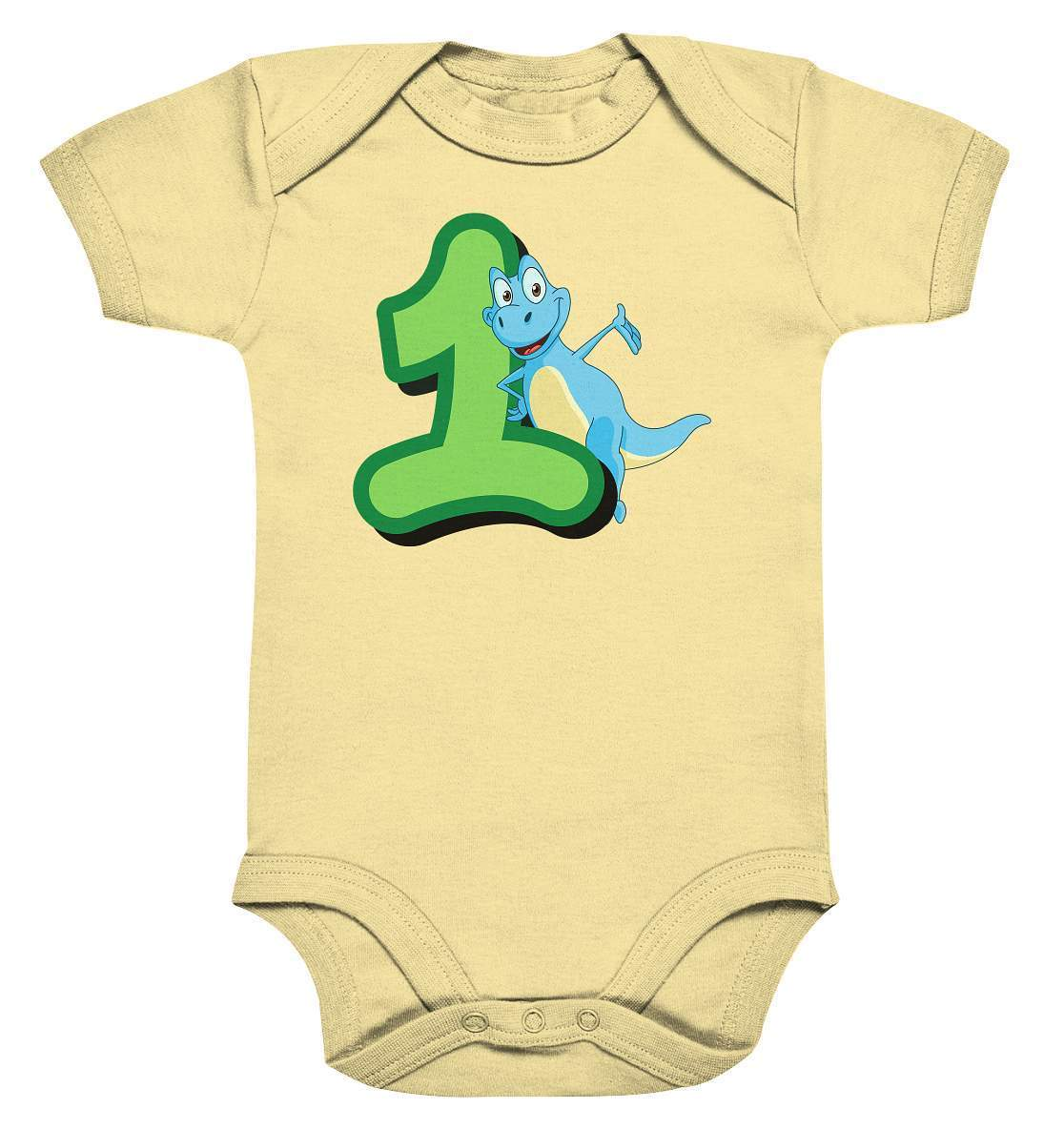 1. Geburtstag Outfit - Dino Geburtstagsbody - Baby Bodysuit-1 Jahr,1.geburtstag,baby,blauer dino,dino,dinofan,dinosaurier,geburtstag,geburtstagsoutfit,geschenkidee,gruen,jungen,kleinkind,kurzarmbody,mädchen,süßer kurzarmbody