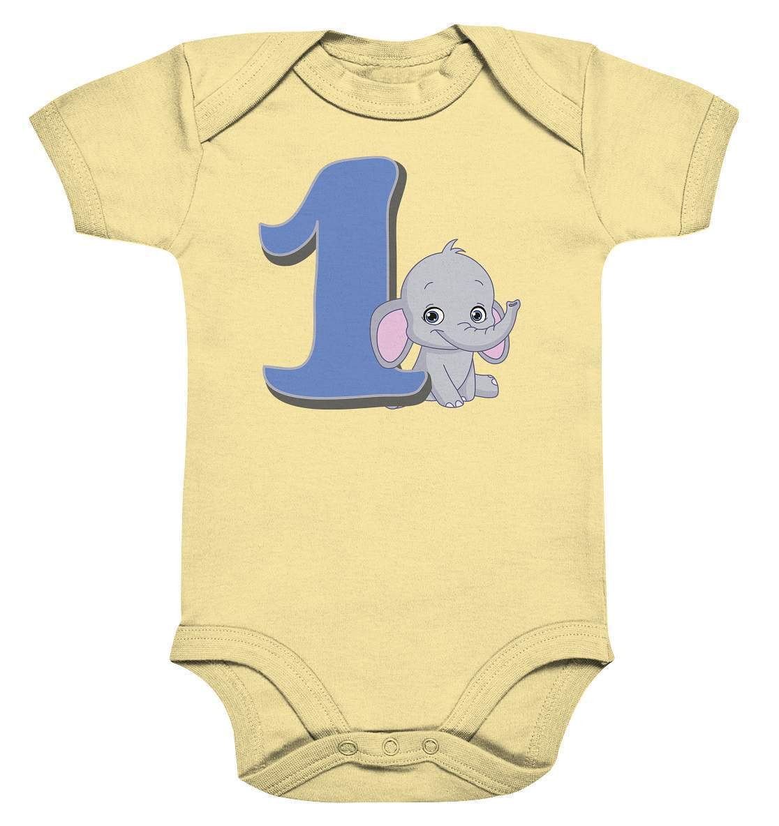 1. Geburtstag Outfit - Wildlife Elefant - Baby Bodysuit-1.geburtstag,baby,baby elefant,ein jahr alt,einjährig 1 Jahr,elefant,erster geburtstag,geburtstag,geburtstagsbody,Geburtstagsgeschenk,geburtstagsoutfit,Geschenk,Geschenkidee,jungen,kein baby mehr,Kleinkind,lieblingsteil,mädchen,perfekte grafik,Safari,trendy,unisex,wildlife,wunderschönes Design