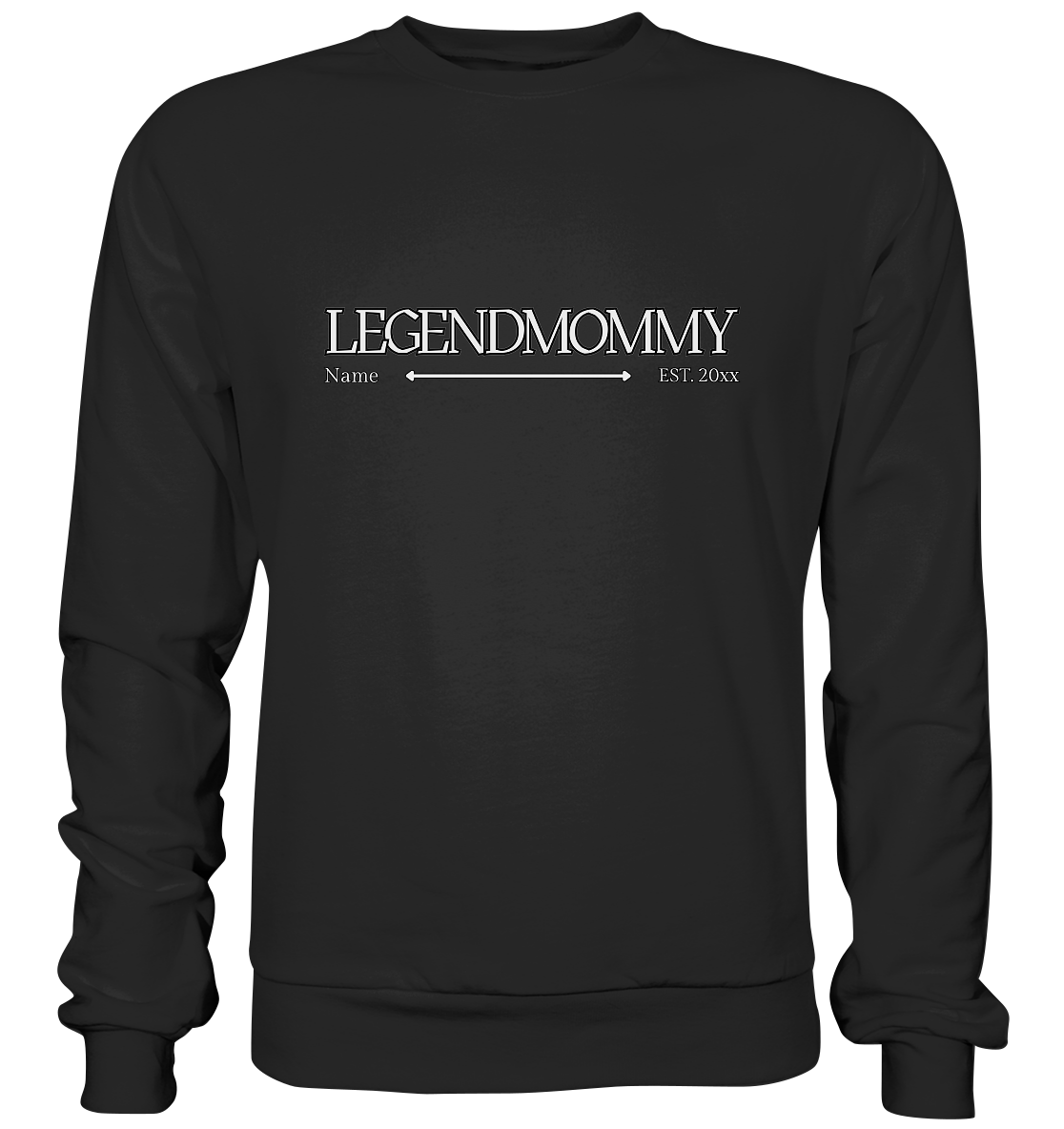 Legendmommy mit Name und Jahr personalisiertes Geschenk für Mutter, Mama - Basic Sweatshirt