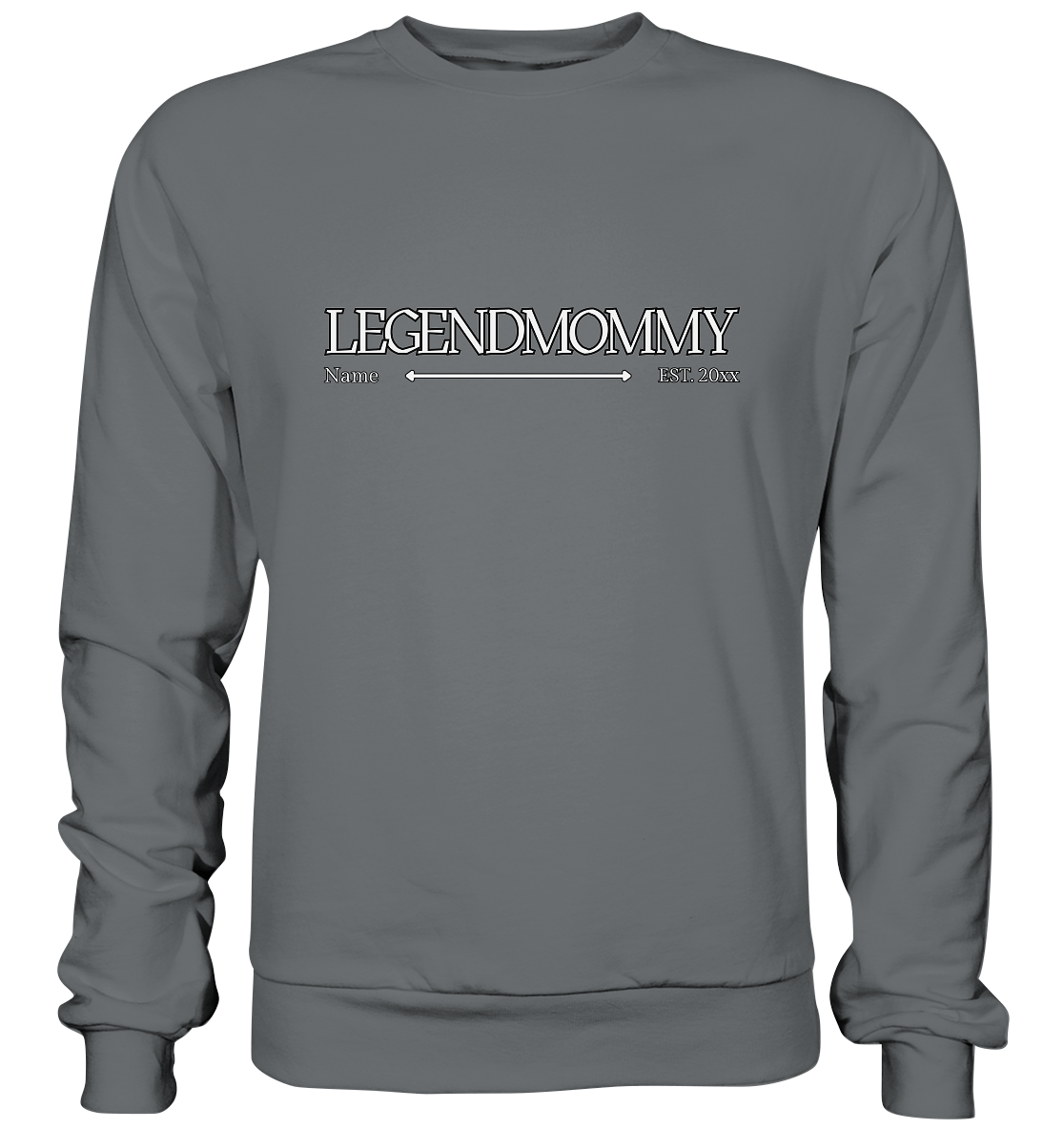 Legendmommy mit Name und Jahr personalisiertes Geschenk für Mutter, Mama - Basic Sweatshirt