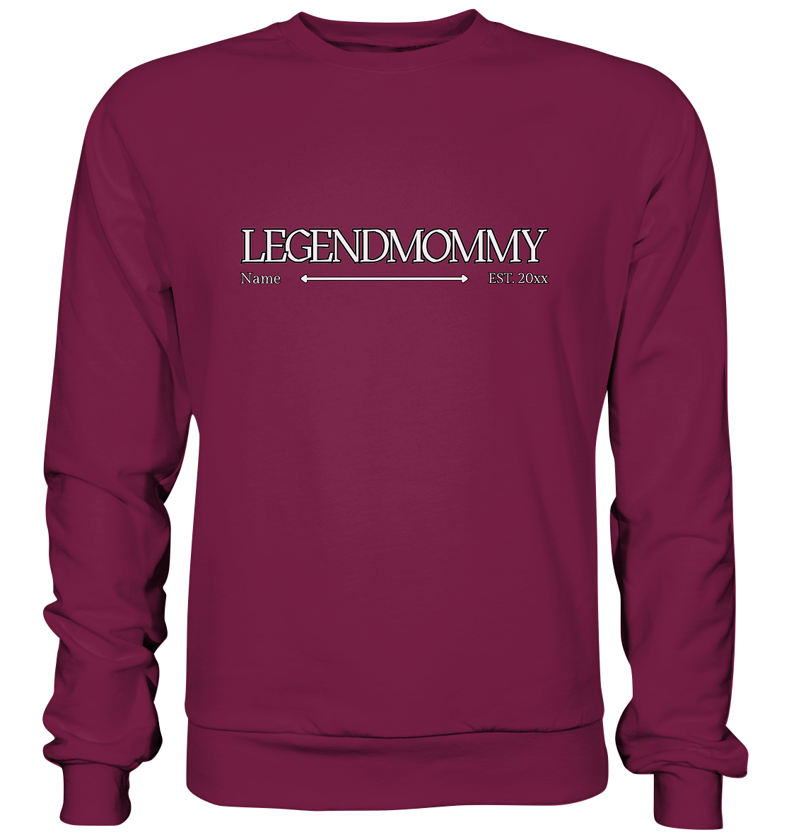 Legendmommy mit Name und Jahr personalisiertes Geschenk für Mutter, Mama - Basic Sweatshirt