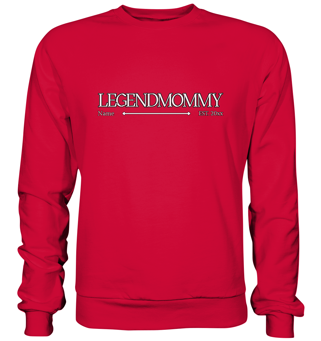 Legendmommy mit Name und Jahr personalisiertes Geschenk für Mutter, Mama - Basic Sweatshirt