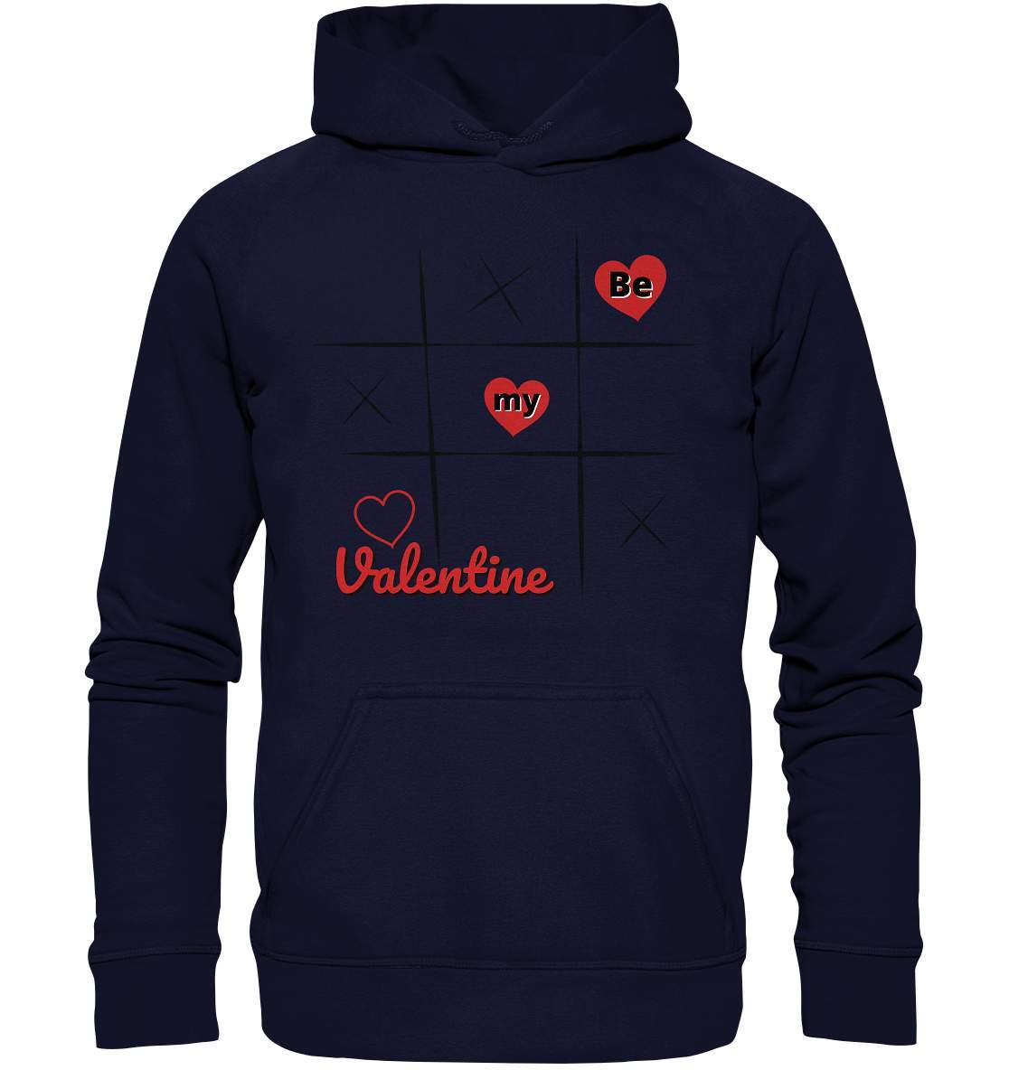 Valentinstag Be my Valentine Tic Tac Toe Perfekt für deinen Schatz - Basic Unisex Hoodie XL-14. Februar,be my valentine,große Liebe,herz,klassisches Spiel,liebe,tag der verliebten,tic tac toe,valentines day,Valentinstag,Valentinstag Frauen,Valentinstag für Männer,Valentinstag Geschenk,Valentinstag Ideen,verliebt