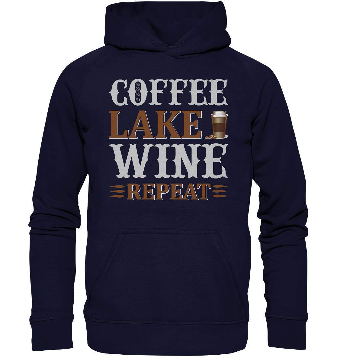 Kaffee Coffee Lake Wine Repeat Kaffeeliebhaber - Basic Unisex Hoodie XL-Coffee Lake Wine Repeat kaffee,coffee t shirt,espresso t shirt,Frühaufsteher,geschenke für kaffeeliebhaber,i like coffee t shirt,I love Coffee,kaffeejunkie,Kaffeekanne,kaffeeliebhaber geschenk,kaffeesüchtig,langschläfer,Morgenmuffel