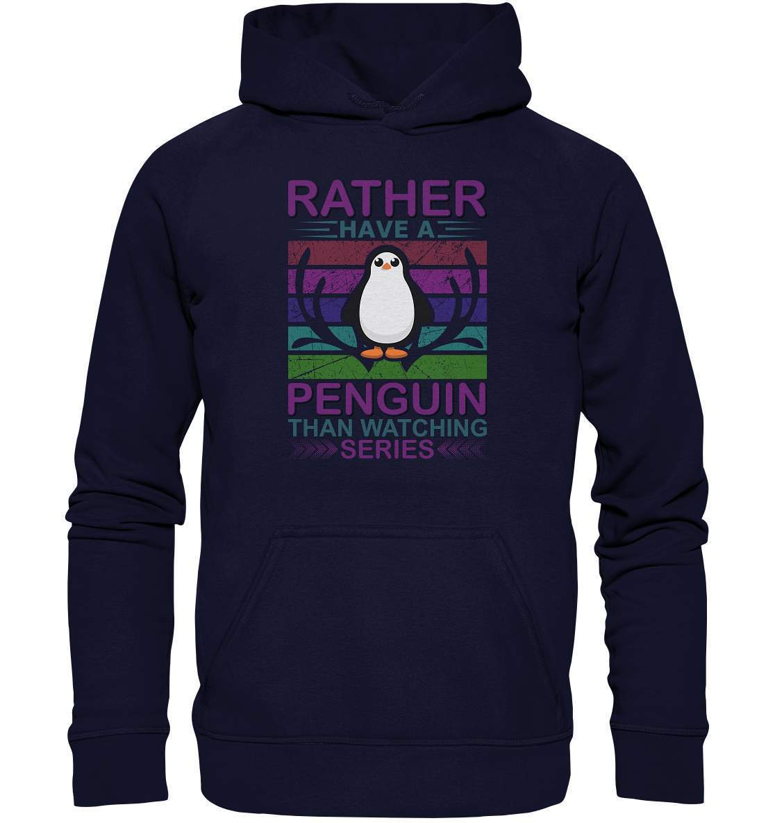 Pinguin Rather have a Penguin than watching series - Basic Unisex Hoodie XL-bild pinguin,humboldt pinguin,pinguin,Pinguin Bild,pinguin clipart,pinguin comic,pinguin druck,pinguin shirt,pinguin t-shirt,plitsch platsch pinguin,Rather Penguin than watching series