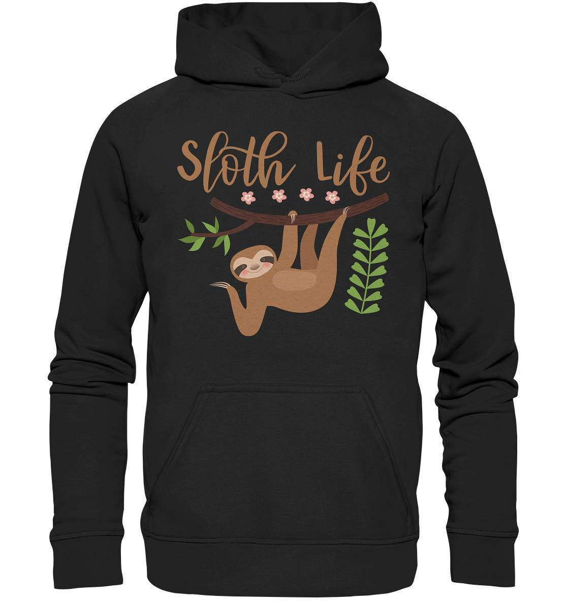 Faultier Sloth Life - Basic Unisex Hoodie XL-3 finger faultier,3 zehen faultier,das faultier,ein faultier,faul,Faultier,faultier shirt,faultier t shirt damen,faultierfarm,faultiermotiv,riesenfaultier,Sloth Life,t-shirt mit faultier