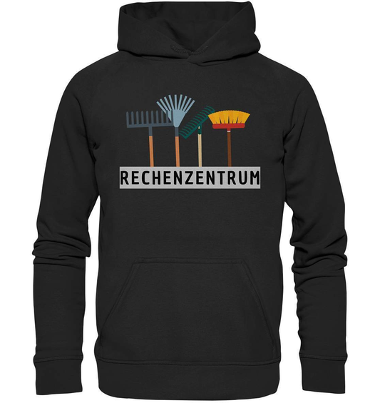 Gärtner Geschenkidee "Rechenzentrum" Hobbygärtner Garten  - Basic Unisex Hoodie XL-blumen gießen,garten,gartenshirt,gemüse anbauen,gemüsegarten,geschenk,geschenkidee,gärtner,hobbygärtner,kleingarten,landschaftsgärtner,obstgarten,rasenmähen,schrebergarten