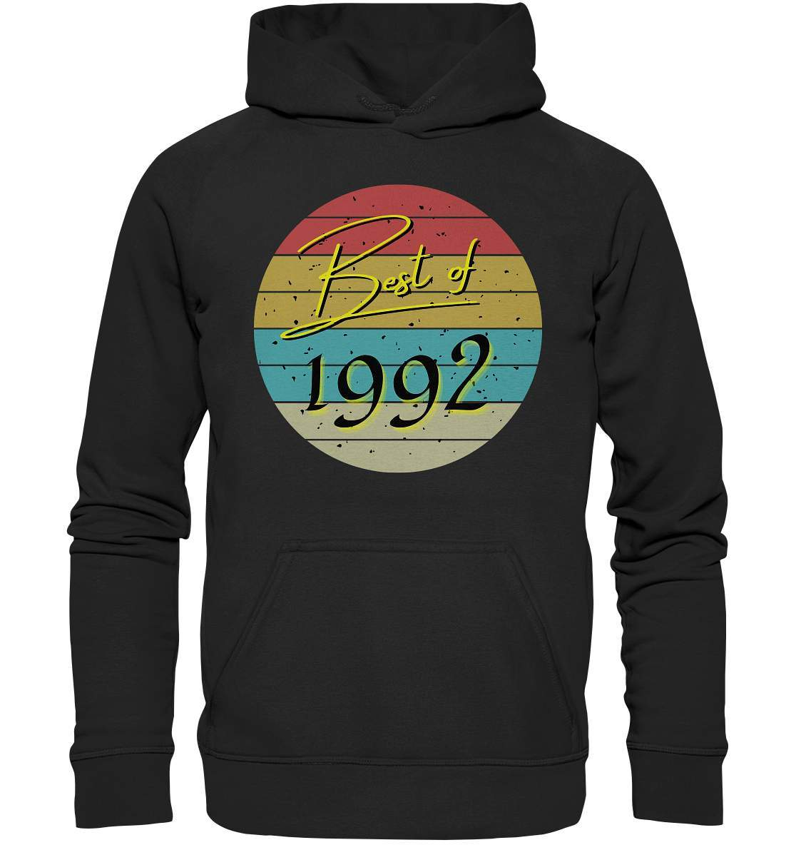 Best of 1992 - Vintage Geburtstagsgeschenk  - Basic Unisex Hoodie XL-30 jahre,funshirt,geburtstag,geburtstagsfeier,geburtstagsparty,geburtstagsüberraschung,geschenkidee,jahrgang 1992,outfit,runder geburtstag,trendy,vintage,vintage geburtstag frauen,Vintage geburtstag männer