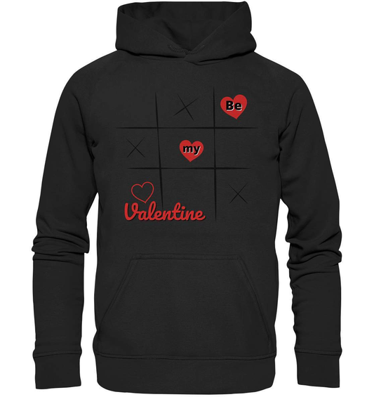 Valentinstag Be my Valentine Tic Tac Toe Perfekt für deinen Schatz - Basic Unisex Hoodie XL-14. Februar,be my valentine,große Liebe,herz,klassisches Spiel,liebe,tag der verliebten,tic tac toe,valentines day,Valentinstag,Valentinstag Frauen,Valentinstag für Männer,Valentinstag Geschenk,Valentinstag Ideen,verliebt