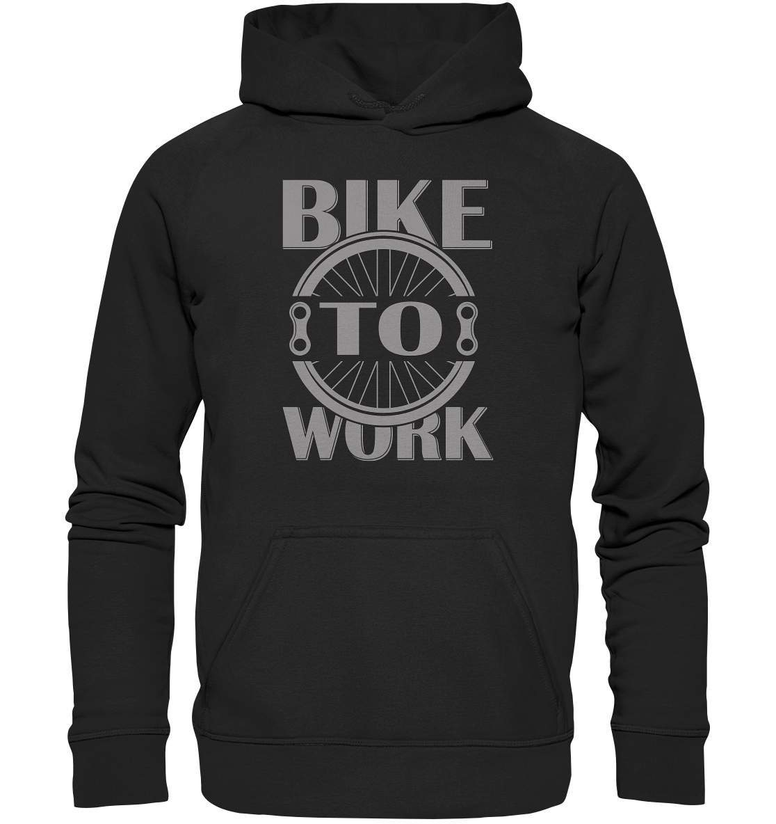 Fahrrad Bike To Work - CO2 neutral zur Arbeit - Basic Unisex Hoodie XL-Bike to work,CO2,Fahrrad,fahrradbekleidung,fahrradbekleidung damen,fahrradbekleidung herren,Fahrradfahrer,geschenk für radfahrer,leidenschaft,Mountain Bike,Radfahrer,radfahrer nebeneinander,xxl fahrrad