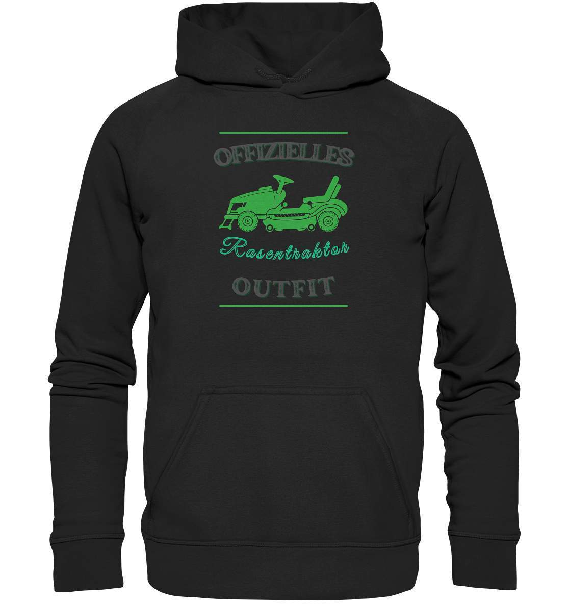 Offizielles Rasentraktor Outfit Gärtner - Basic Unisex Hoodie XL-aufsitzmäher,gartenfachmann,gras mähen,gärnter,landschaftsgärtner,landschaftspflege,landschaftspfleger,rasen mähen,rasenmäher,rasenpflege,rasentraktor,rasentraktor outfit,rasentrekker