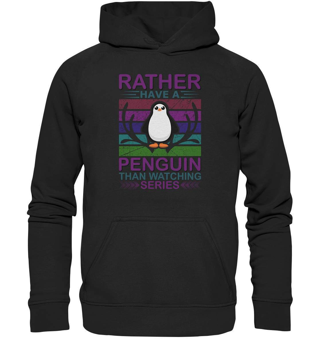 Pinguin Rather have a Penguin than watching series - Basic Unisex Hoodie XL-bild pinguin,humboldt pinguin,pinguin,Pinguin Bild,pinguin clipart,pinguin comic,pinguin druck,pinguin shirt,pinguin t-shirt,plitsch platsch pinguin,Rather Penguin than watching series