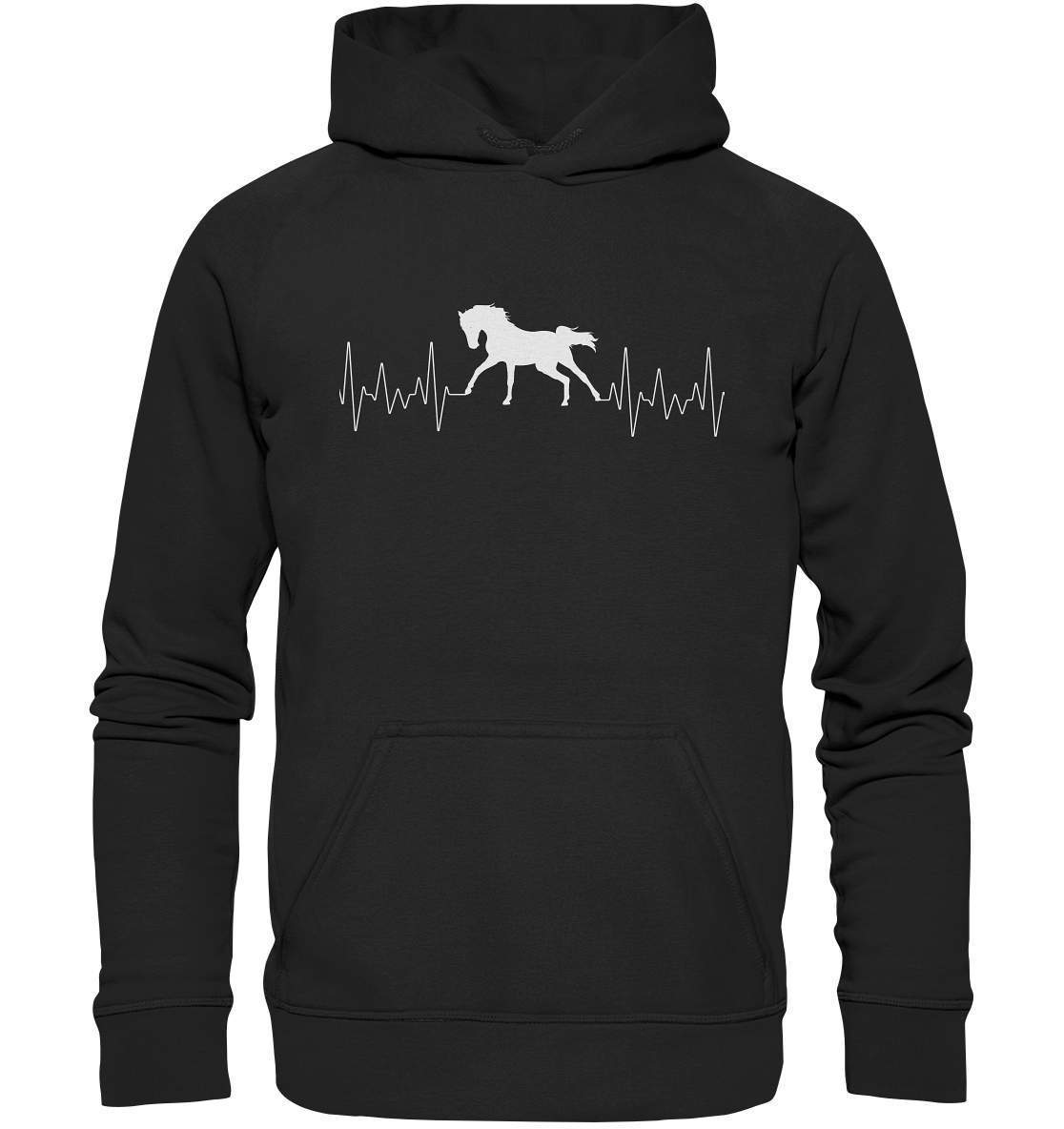 Herzschlag Pferd Liebe Frequenz Puls Liebhaber Reiter Herz - Basic Unisex Hoodie XL-dressur,dressurreiter,fohlen,hengst,Herz,Herzschlag,hufeisen,pferd,pferde,pferdesport,pferdesprüche,pony,ponyhof,quarterhorse,reiter,reitersprüche,reitsport,ross,sattel,sliding stop,sportpferde,springreiten,stute,westernpferd,westernreiten