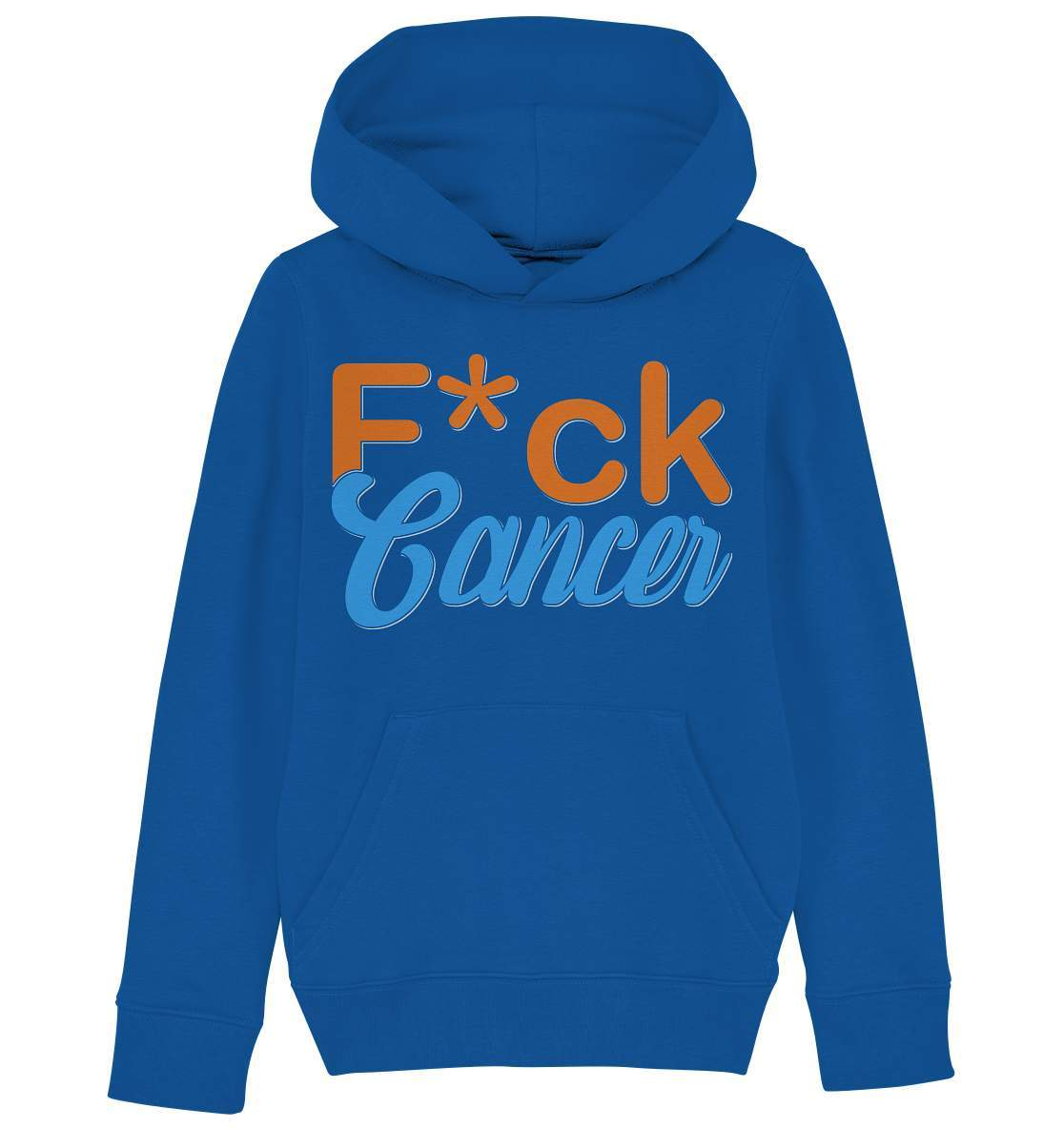 Fuck Cancer - Krebs Brustkrebs Lungenkrebs F*ck Cancer - Kids Organic Hoodie-blutkrebs,brustkrebs,chemotherapie,darmkrebs,F*ck cancer,hautkrebs,heilung,hoffnung,kampf gegen krebs,Krebs,leukemie,Scheiß auf Krebs