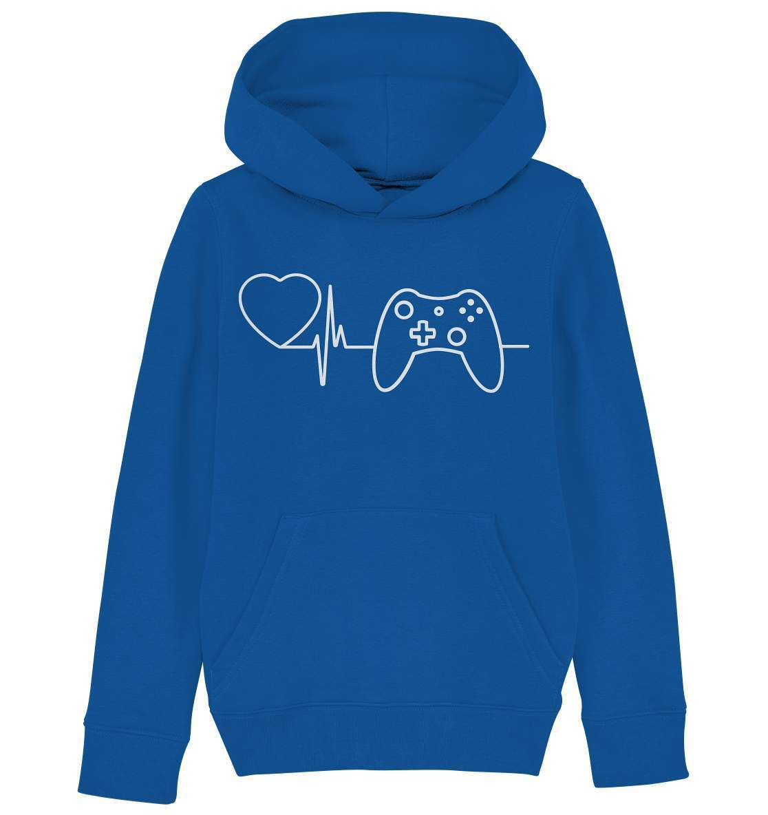 Lustige Zocker Gamer Gaming Herzschlag Controller - Kids Organic Hoodie-fortnite,game controler,gamer,geschenk,geschenkidee,herz,konsole,konsolenspieler,onlinespiel,Pullover Spruch,spieler,videospiel,zocken,zocker