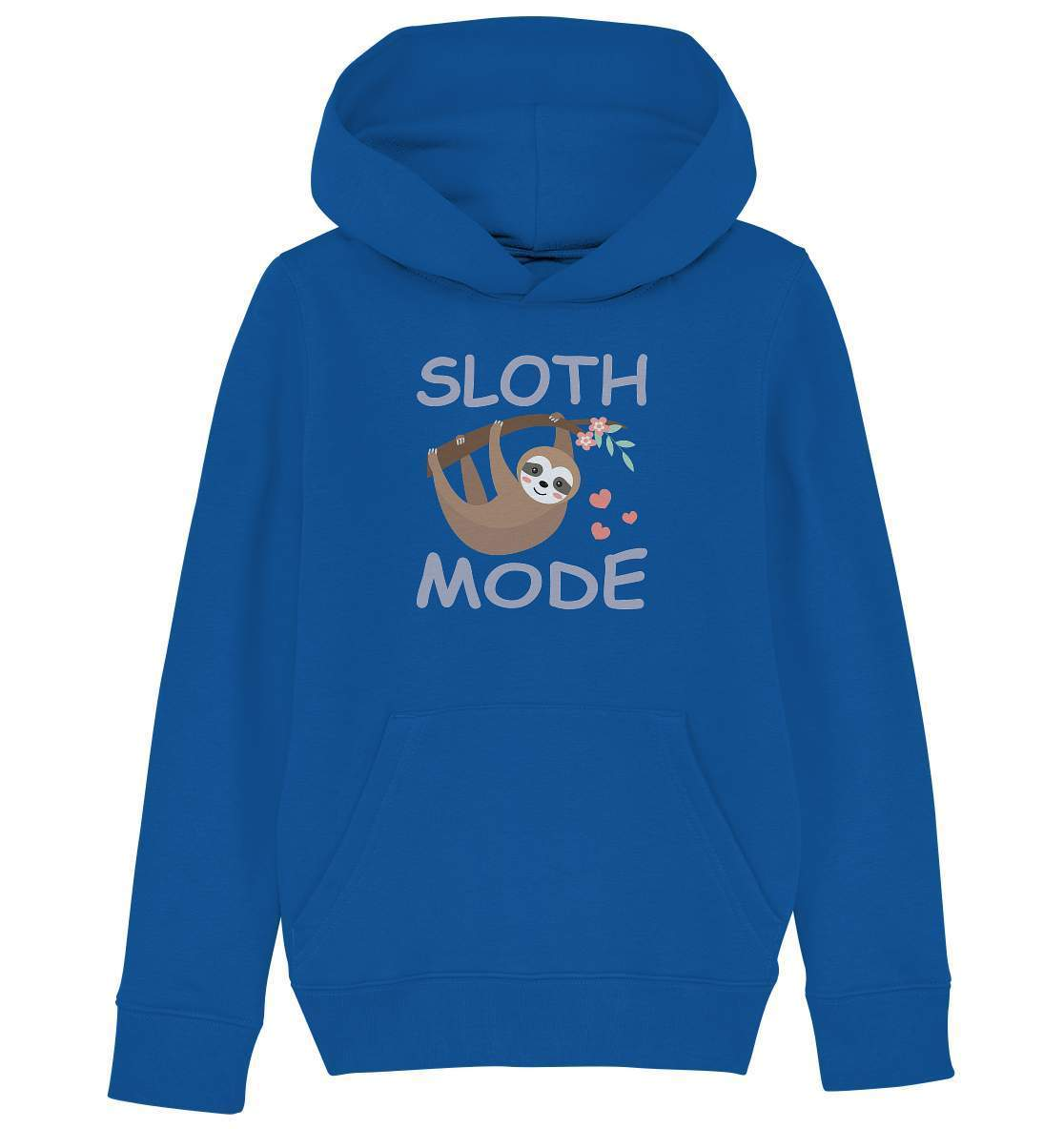 Faultier Sloth Mode - Kids Organic Hoodie-3 finger faultier,3 zehen faultier,das faultier,ein faultier,faul,Faultier,faultier shirt,faultier t shirt damen,faultierfarm,faultiermotiv,Pullover Spruch,riesenfaultier,Sloth Mode,t-shirt mit faultier