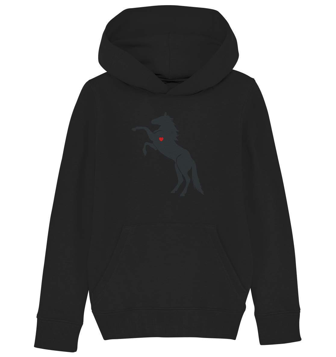 Herzschlag Pferd Liebe Frequenz Puls Liebhaber Reiter Herz - Kids Organic Hoodie-dressur,dressurpferd,fohlen,galopp,haflinger,hengst,Herz,Herzfrequenz,Herzklopfen,pferd,pferde,pferdesprüche,pony,ponyhof,Pullover Spruch,Puls,reiter,reitsport,reitverein,ross,sattel,springpferd,springreiten,stute,wallach,wildpferd