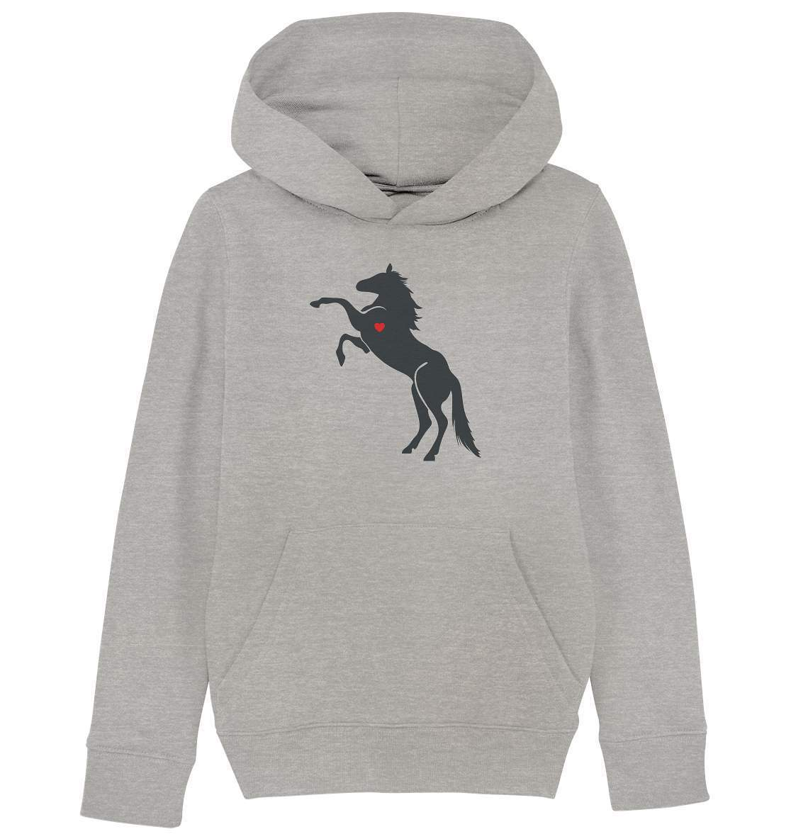 Herzschlag Pferd Liebe Frequenz Puls Liebhaber Reiter Herz - Kids Organic Hoodie-dressur,dressurpferd,fohlen,galopp,haflinger,hengst,Herz,Herzfrequenz,Herzklopfen,pferd,pferde,pferdesprüche,pony,ponyhof,Pullover Spruch,Puls,reiter,reitsport,reitverein,ross,sattel,springpferd,springreiten,stute,wallach,wildpferd