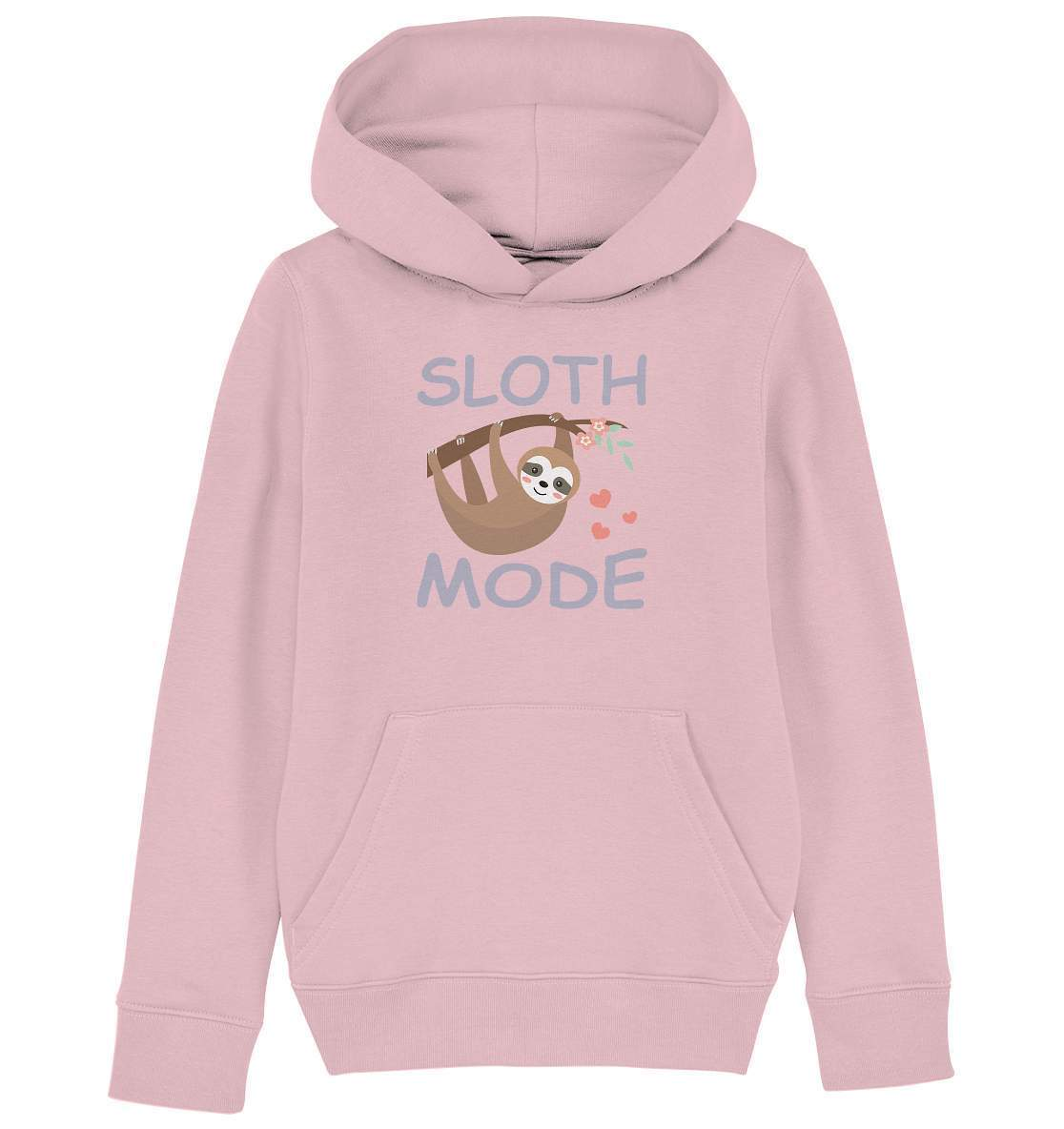 Faultier Sloth Mode - Kids Organic Hoodie-3 finger faultier,3 zehen faultier,das faultier,ein faultier,faul,Faultier,faultier shirt,faultier t shirt damen,faultierfarm,faultiermotiv,Pullover Spruch,riesenfaultier,Sloth Mode,t-shirt mit faultier