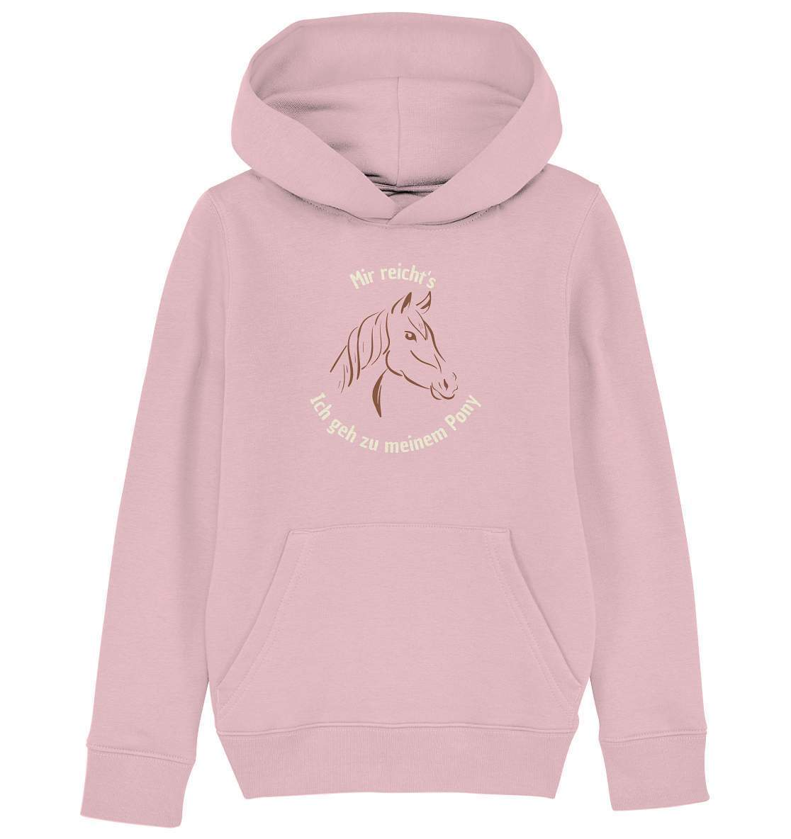 Mir reicht's, ich geh zu meinem Pony - Kids Organic Hoodie-dressur,dressurpferd,dressurreiter,fohlen,galopp,haflinger,hengst,pferd,pferdesprüche,Pony,ponyhof,Pullover Spruch,reiter,reitsport,reitverein,ross,sattel,sliding stop,springpferd,springreiten,stall,stute,wallach,westernpferd,westernreiten