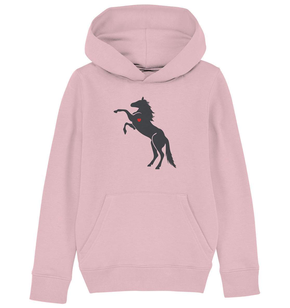 Herzschlag Pferd Liebe Frequenz Puls Liebhaber Reiter Herz - Kids Organic Hoodie-dressur,dressurpferd,fohlen,galopp,haflinger,hengst,Herz,Herzfrequenz,Herzklopfen,pferd,pferde,pferdesprüche,pony,ponyhof,Pullover Spruch,Puls,reiter,reitsport,reitverein,ross,sattel,springpferd,springreiten,stute,wallach,wildpferd