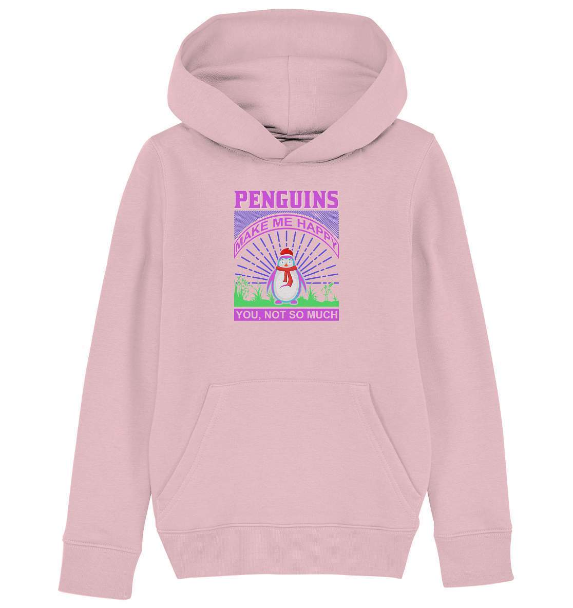 Pinguin Penguins make me happy You, not so much - Kids Organic Hoodie-bild pinguin,humboldt pinguin,Penguins make me happy You,pinguin,Pinguin Bild,pinguin clipart,pinguin comic,pinguin druck,pinguin shirt,pinguin t-shirt,plitsch platsch pinguin,Pullover Spruch