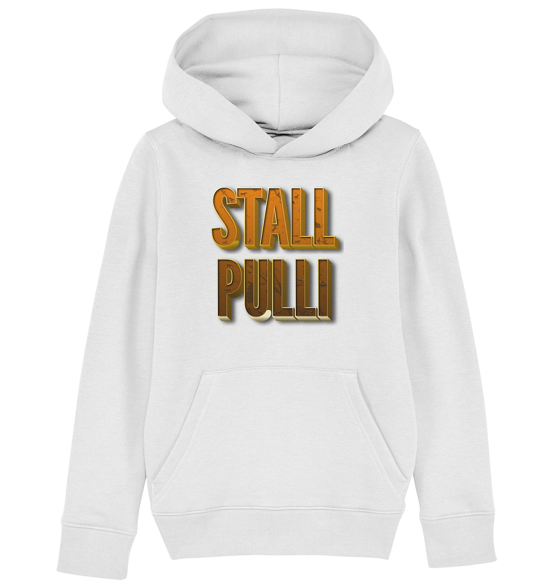 Stall Pulli - Personalisiert Reiterin Pferdesport Pferdenarr Pferderennen - Kids Organic Hoodie