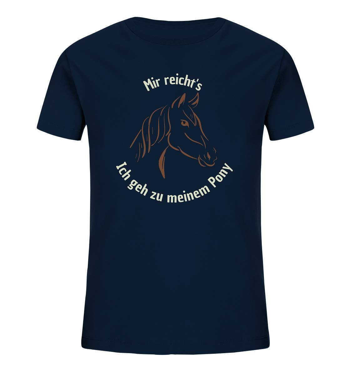 Mir reicht's, ich geh zu meinem Pony - Kids Organic Shirt-dressur,dressurpferd,dressurreiter,fohlen,galopp,haflinger,hengst,pferd,pferdesprüche,Pony,ponyhof,reiter,reitsport,reitverein,ross,sattel,sliding stop,springpferd,springreiten,stall,stute,wallach,westernpferd,westernreiten