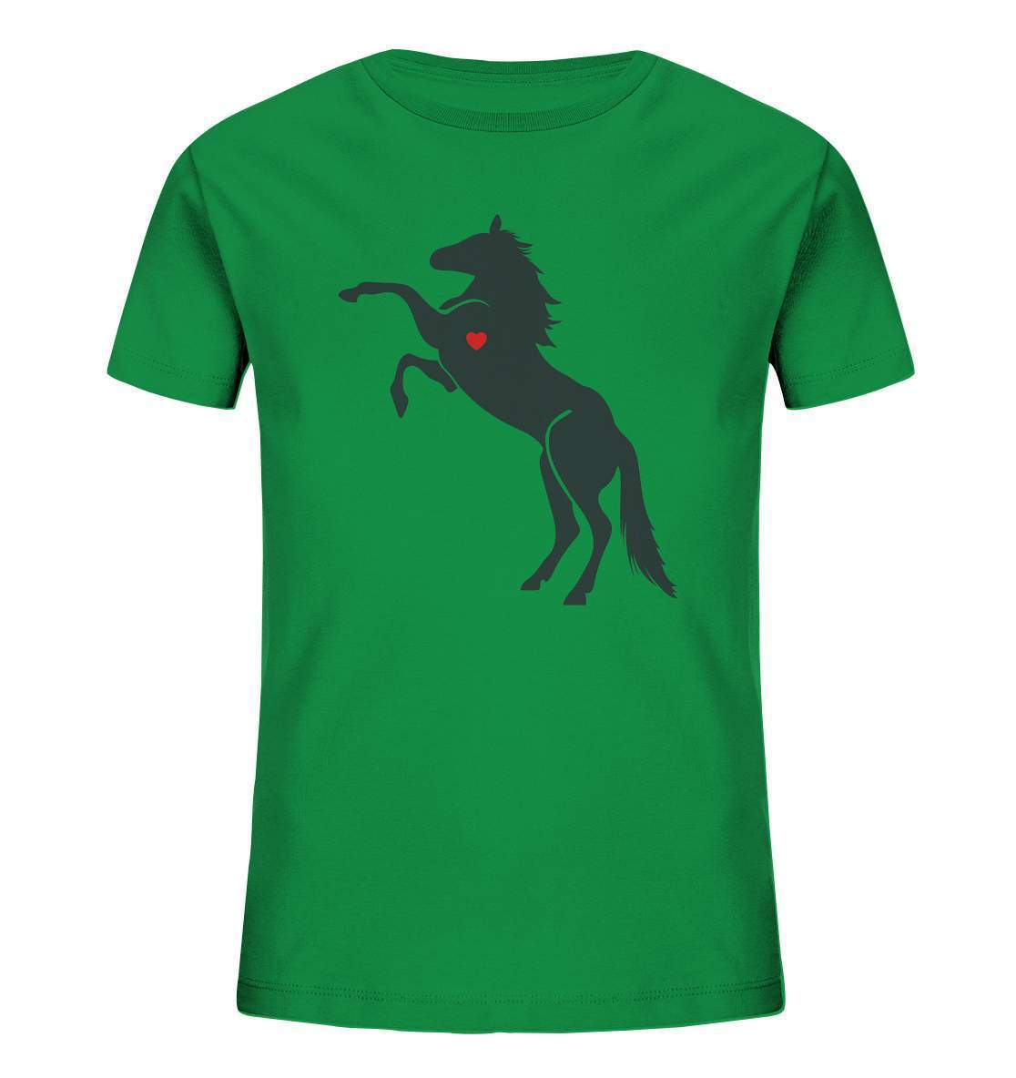 Herzschlag Pferd Liebe Frequenz Puls Liebhaber Reiter Herz - Kids Organic Shirt-dressur,dressurpferd,fohlen,galopp,haflinger,hengst,Herz,Herzfrequenz,Herzklopfen,pferd,pferde,pferdesprüche,pony,ponyhof,Puls,reiter,reitsport,reitverein,ross,sattel,springpferd,springreiten,stute,wallach,wildpferd