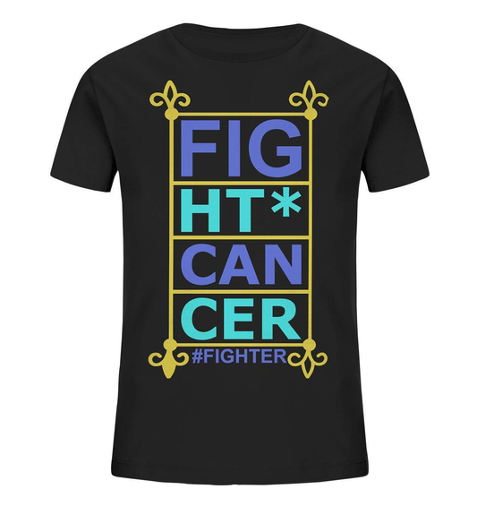 Fight Cancer Treatment Quote - Kids Organic Shirt-blutkrebs,brustkrebs,chemotherapie,darmkrebs,Fight cancer,hautkrebs,heilung,hoffnung,kampf gegen krebs,Krebs,leukemie,Scheiß auf Krebs