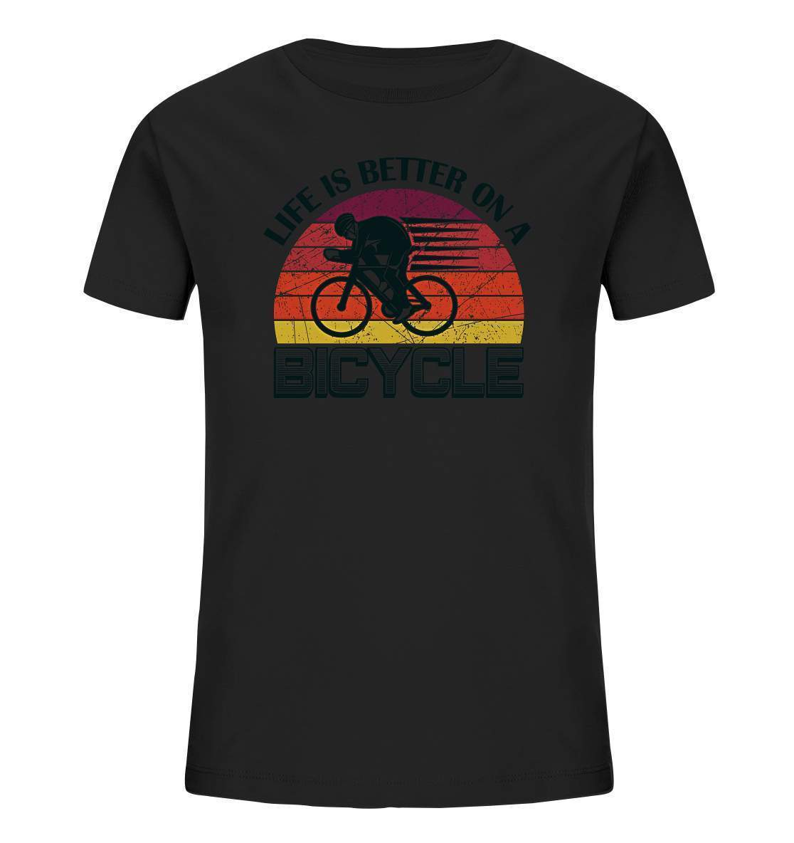 Fahrrad Life is better on a Bicycle - Kids Organic Shirt-bike,bike damen,e-bike trekking,fahrrad,fahrrad damen,fahrrad einfach,fahrrad fahren,fahrrad herren,fahrrad test,fahrradbekleidung,fahrradtour,Life is better on a Bicycle,mountainbike