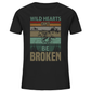 Pferde Wild Hearts can't be broken - Kids Organic Shirt-dressur,dressurpferd,haflinger,Pferd,pony,ponyhof,reiter,reitsport,reitverein,sattel,springpferd,springreiten,Wild Hearts can't be broken
