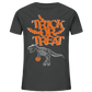 Halloween Shirt Trick or Treat Dino, Herbst T-Shirt, Dinosaurier Shirt, Halloween Outfit, Halloween Kostüm - Kids Organic Shirt