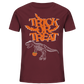 Halloween Shirt Trick or Treat Dino, Herbst T-Shirt, Dinosaurier Shirt, Halloween Outfit, Halloween Kostüm - Kids Organic Shirt