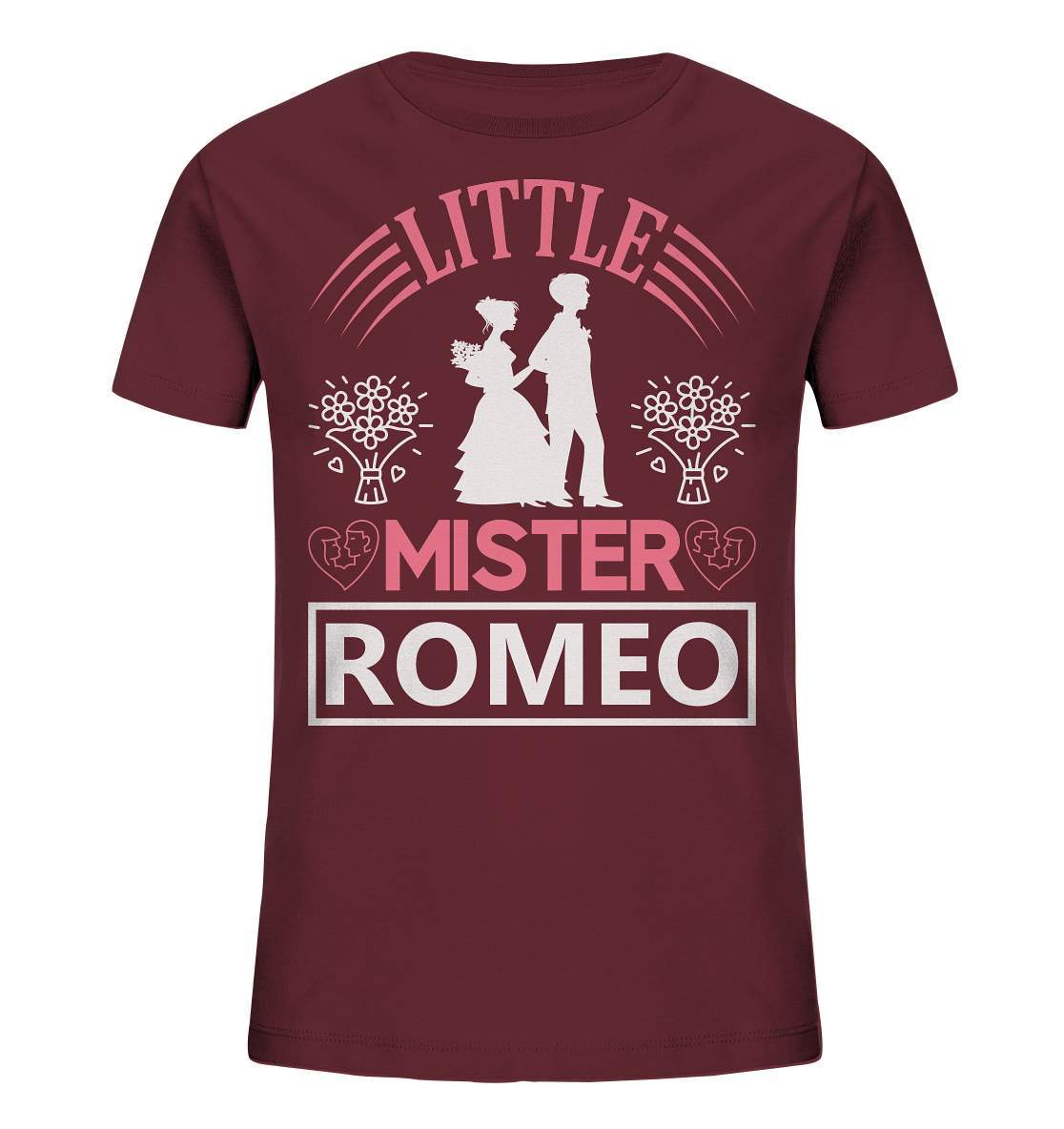 Valentinstag Little Mister Romeo - Kids Organic Shirt-14 Februar,Anti Valentinstag,be my valentine,frisch verliebt,für verliebte,große Liebe,Little Mister Romeo,lover,tag der verliebten,valentines day,Valentinstag,Valentinstag Geschenk,Valentinstag Ideen