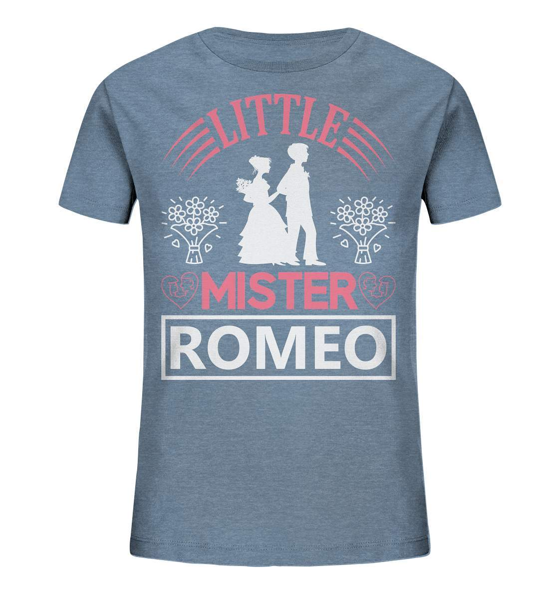 Valentinstag Little Mister Romeo - Kids Organic Shirt-14 Februar,Anti Valentinstag,be my valentine,frisch verliebt,für verliebte,große Liebe,Little Mister Romeo,lover,tag der verliebten,valentines day,Valentinstag,Valentinstag Geschenk,Valentinstag Ideen