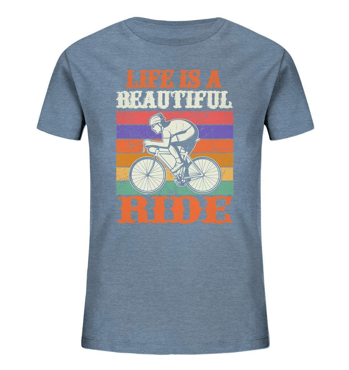 Fahrrad Life is a beautiful Ride - Kids Organic Shirt-bike,bike damen,e-bike trekking,fahrrad,fahrrad damen,fahrrad einfach,fahrrad fahren,fahrrad herren,fahrrad test,fahrradbekleidung,fahrradtour,Life is a beautiful Ride,mountainbike