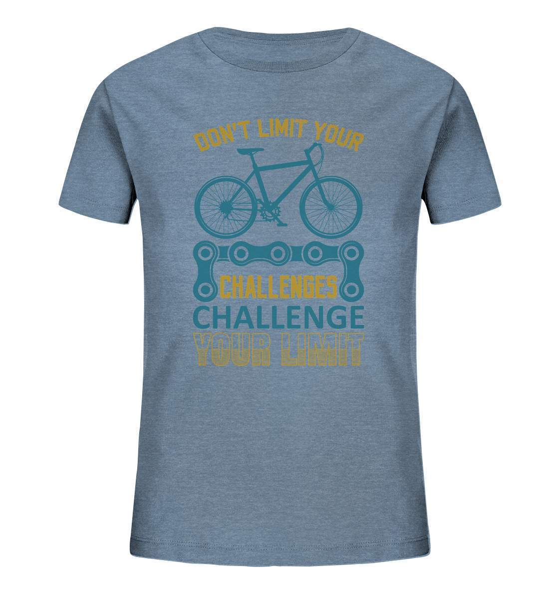 Fahrrad Don't limit your Challenges Challenge your Limit - Kids Organic Shirt-bike,bike damen,Don't limit your Challenges Challenge your Limit,e-bike trekking,fahrrad,fahrrad damen,fahrrad einfach,fahrrad fahren,fahrrad herren,fahrrad test,fahrradbekleidung,fahrradtour,mountainbike