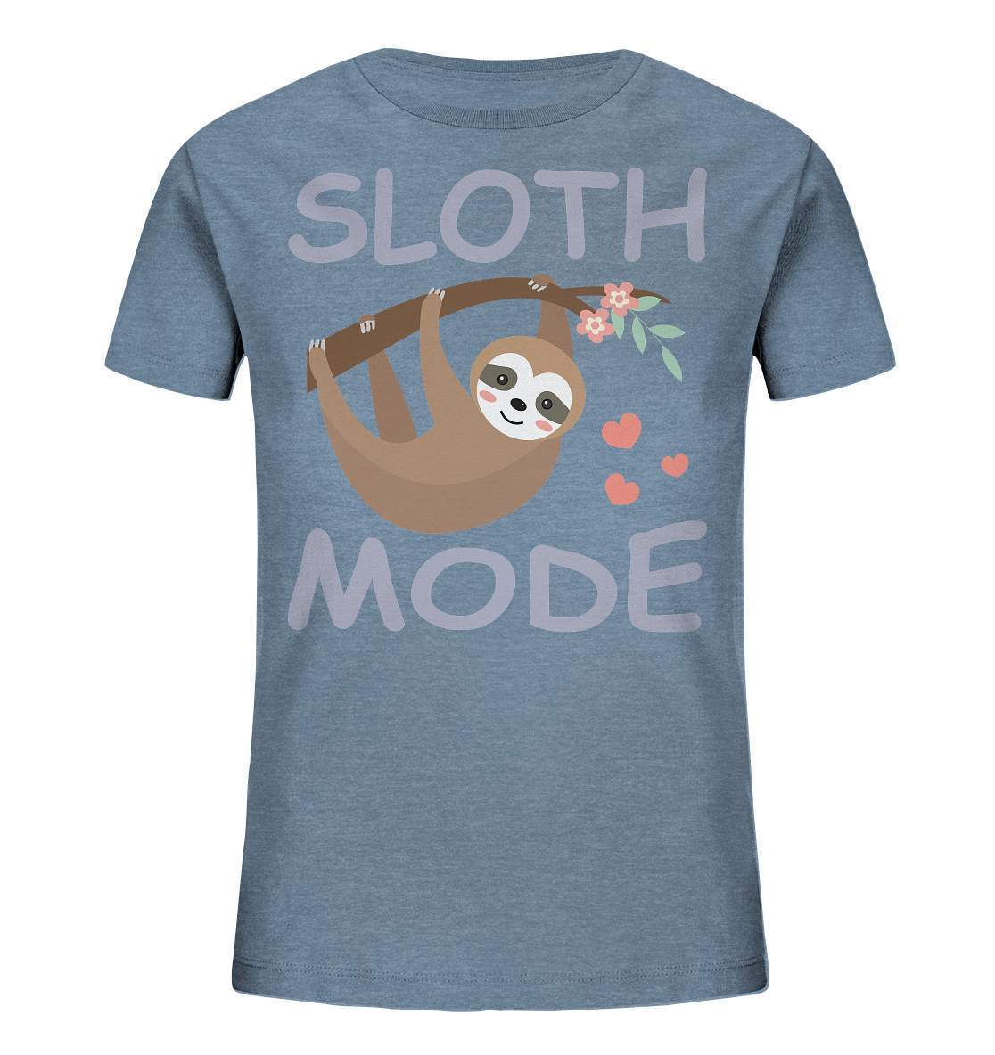 Faultier Sloth Mode - Kids Organic Shirt-3 finger faultier,3 zehen faultier,das faultier,ein faultier,faul,Faultier,faultier shirt,faultier t shirt damen,faultierfarm,faultiermotiv,riesenfaultier,Sloth Mode,t-shirt mit faultier