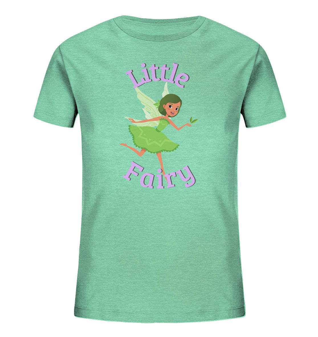 Little Fairy Kleine Fee süßes Motiv T-Shirt als Geschenk mit Kleine Grüne Fee Kids Organic Shirt-fee,feenmotiv,funshirt kids,grüne fee,kleine mädchen shirt,little fairy,prinzessin,süßes kinder T-Shirt,t-shirt für mädchen,t-shirt gr 98,T-shirt mit fee,t-shirt mädchen,zauberhaftes t-shirt