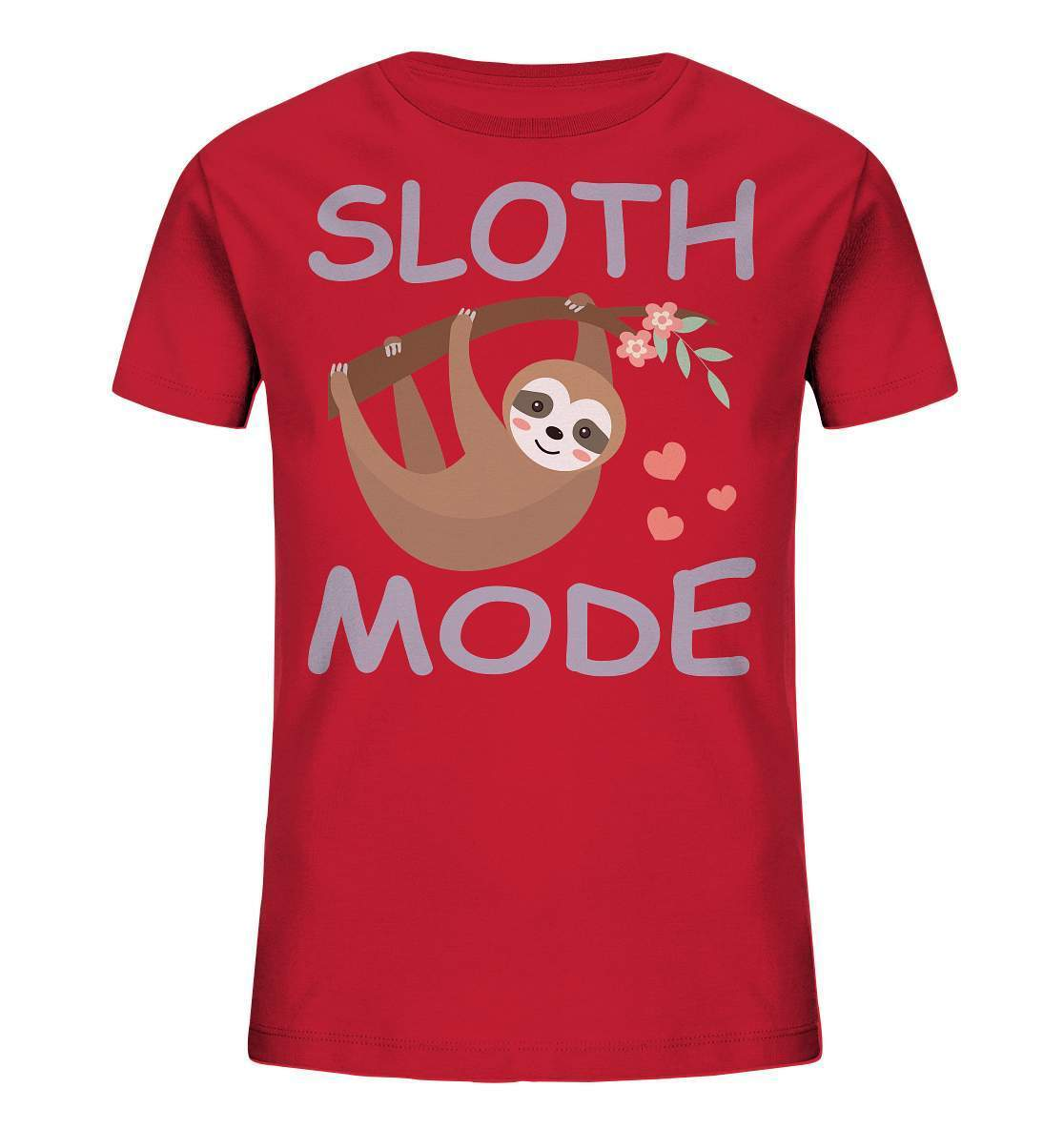 Faultier Sloth Mode - Kids Organic Shirt-3 finger faultier,3 zehen faultier,das faultier,ein faultier,faul,Faultier,faultier shirt,faultier t shirt damen,faultierfarm,faultiermotiv,riesenfaultier,Sloth Mode,t-shirt mit faultier