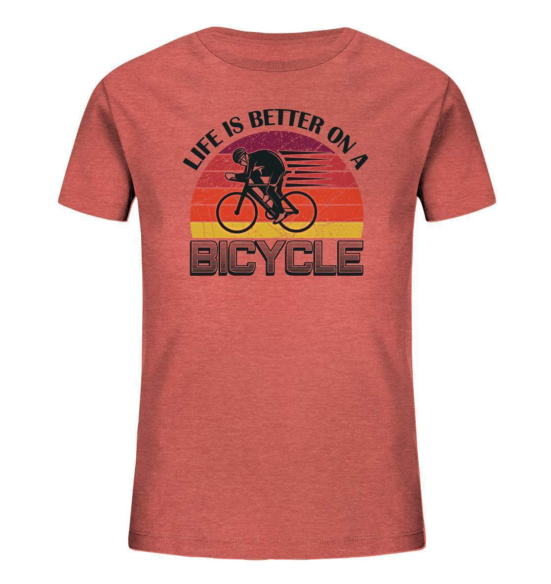 Fahrrad Life is better on a Bicycle - Kids Organic Shirt-bike,bike damen,e-bike trekking,fahrrad,fahrrad damen,fahrrad einfach,fahrrad fahren,fahrrad herren,fahrrad test,fahrradbekleidung,fahrradtour,Life is better on a Bicycle,mountainbike