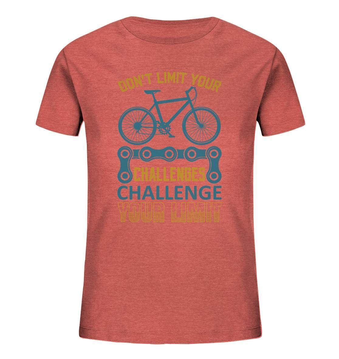 Fahrrad Don't limit your Challenges Challenge your Limit - Kids Organic Shirt-bike,bike damen,Don't limit your Challenges Challenge your Limit,e-bike trekking,fahrrad,fahrrad damen,fahrrad einfach,fahrrad fahren,fahrrad herren,fahrrad test,fahrradbekleidung,fahrradtour,mountainbike