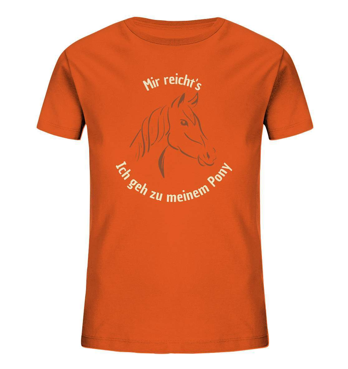 Mir reicht's, ich geh zu meinem Pony - Kids Organic Shirt-dressur,dressurpferd,dressurreiter,fohlen,galopp,haflinger,hengst,pferd,pferdesprüche,Pony,ponyhof,reiter,reitsport,reitverein,ross,sattel,sliding stop,springpferd,springreiten,stall,stute,wallach,westernpferd,westernreiten