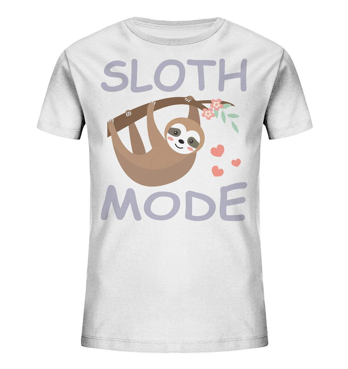 Faultier Sloth Mode - Kids Organic Shirt-3 finger faultier,3 zehen faultier,das faultier,ein faultier,faul,Faultier,faultier shirt,faultier t shirt damen,faultierfarm,faultiermotiv,riesenfaultier,Sloth Mode,t-shirt mit faultier