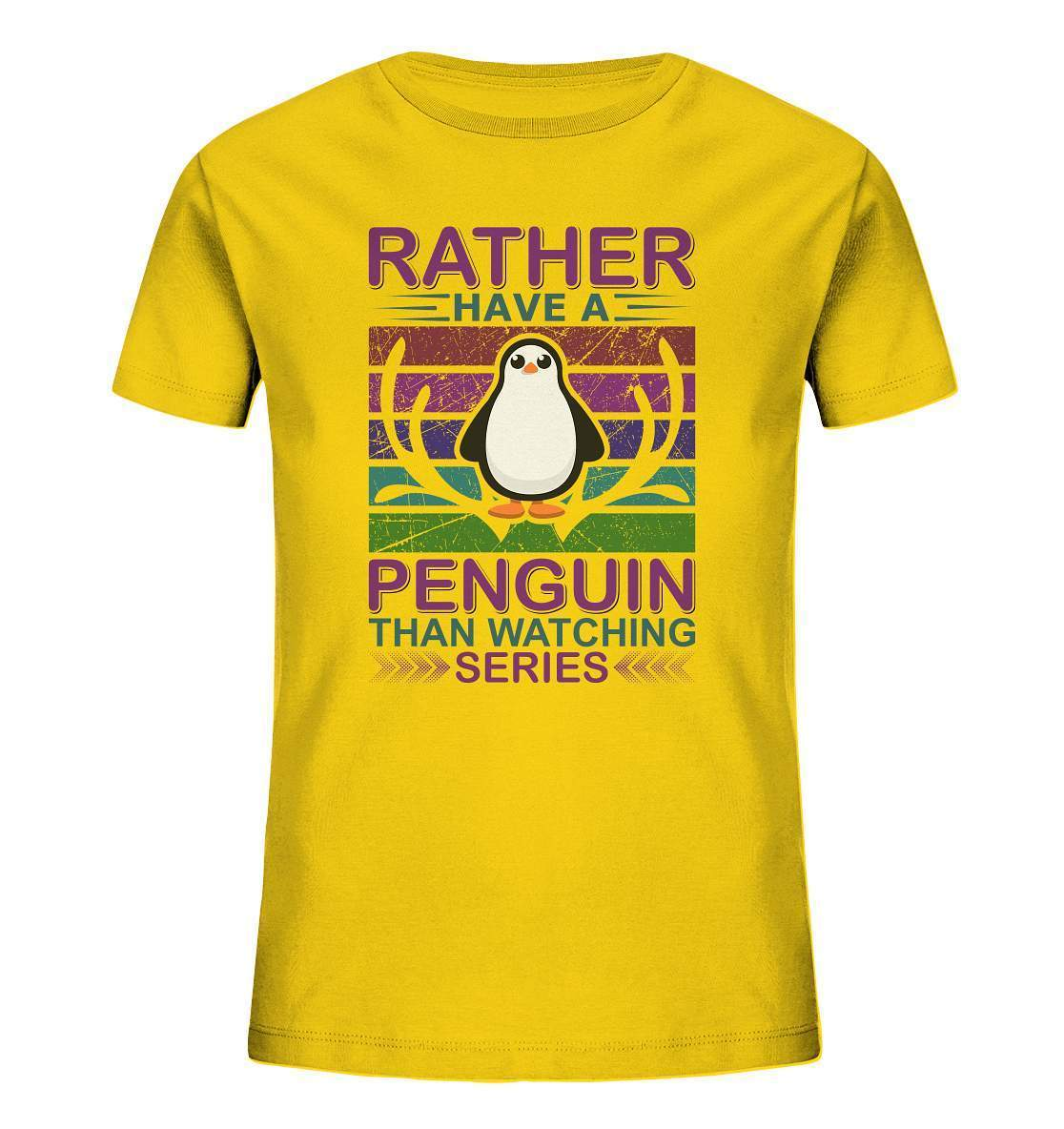 Pinguin Rather have a Penguin than watching series - Kids Organic Shirt-bild pinguin,humboldt pinguin,pinguin,Pinguin Bild,pinguin clipart,pinguin comic,pinguin druck,pinguin shirt,pinguin t-shirt,plitsch platsch pinguin,Rather Penguin than watching series