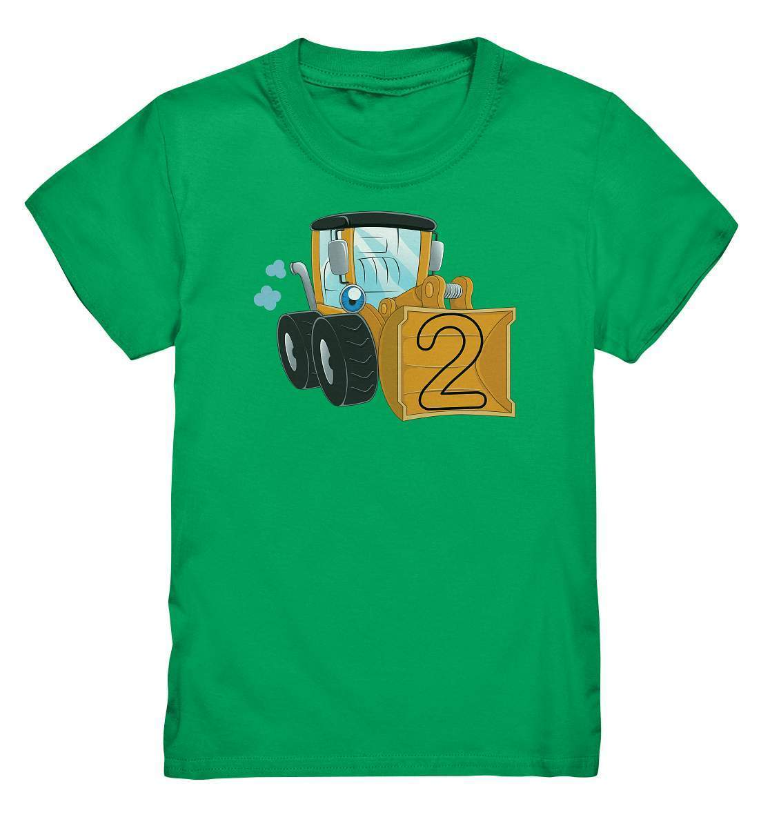 2. Geburtstag Outfit - Bagger - Kids Premium Shirt-2 Jahre,2.Geburtstag,Bagger,Bagger Geburtstag,Bagger T-Shirt,Baggerfahrer,geburtstag,geburtstagsgeschenk,geburtstagsoutfit,Geburtstagsshirt,Geschenk,geschenkidee,jungen,Kindergeburtstag,kleinkind,mädchen,perfekte grafik,Radlader,trendy,unisex,wunderschönes Design,zwei Jahre alt,zweijährig,zweiter Geburtstag