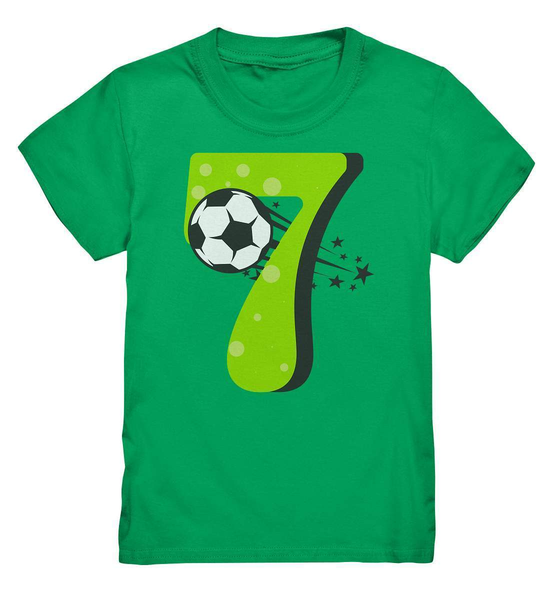 7. Geburtstag Outfit - Fußball - Kids Premium Shirt-7 Jahre,7.Geburtstag,fußball,fußballer,geburtstag,geburtstagsgeschenk,geburtstagsoutfit,Geschenk,geschenkidee,jungen,kind,mädchen,perfekte grafik,rasenballsprot,sieben Jahre alt,siebenjährig,siebenter Geburtstag,trendy,unisex,wunderschönes Design